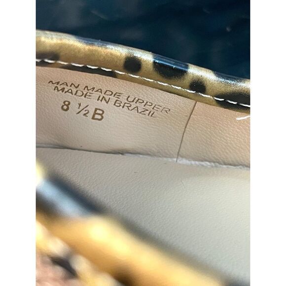 Talbots New slingbacks brown with leopard pattern 8.5 M Pointed Front Slip On - Picture 9 of 10